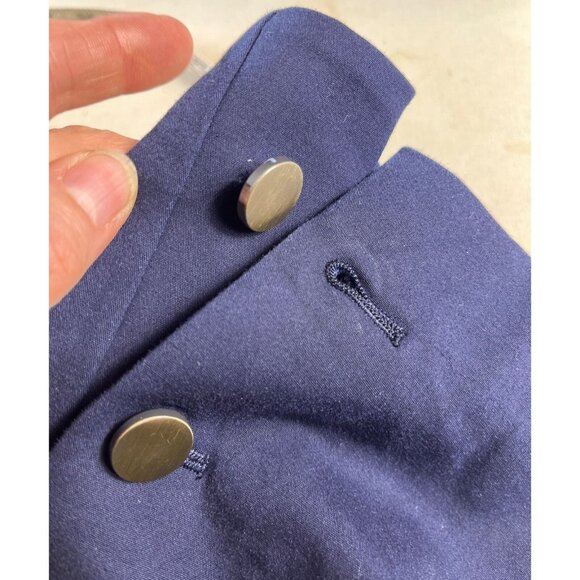 Talbots Hampshire Ankle Pants Blue Capri Chinos Classic Career Basic Womens 6P - Picture 7 of 7